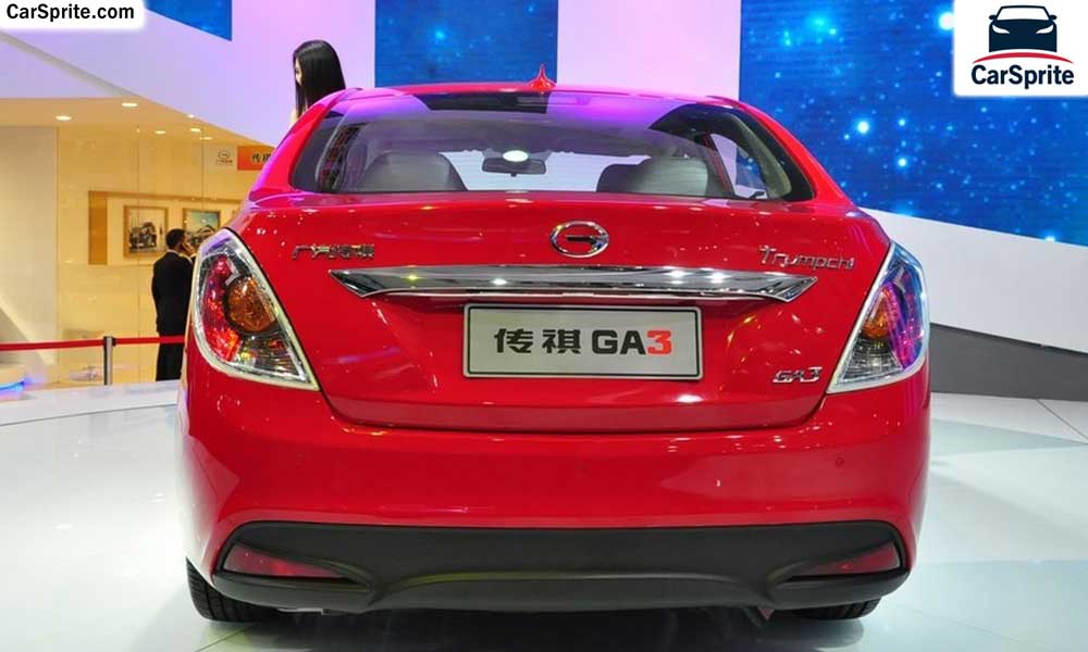 GAC GA3 2018 prices and specifications in UAE | Car Sprite