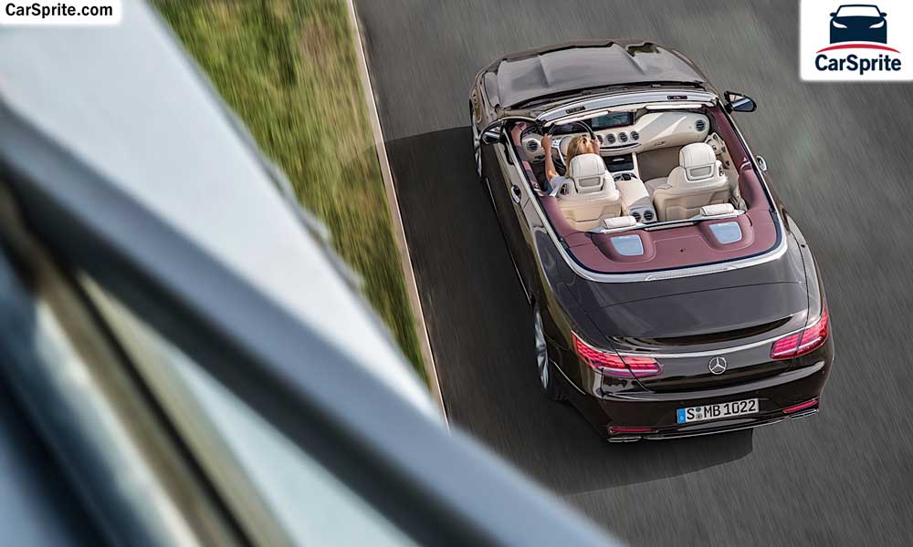Mercedes Benz S Class Cabriolet 2019 prices and specifications in UAE | Car Sprite